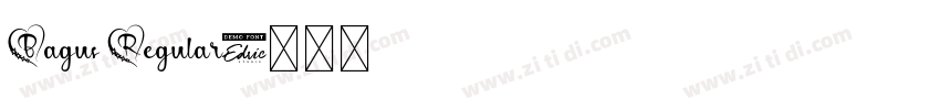Bagus Regular字体转换